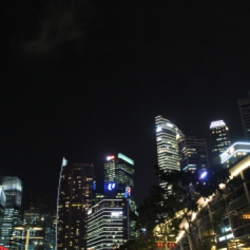Singapore City by night